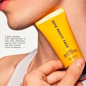 Sofie Pavitt Face 5% Benzoyl Peroxide Acne Treatment Mask 2.5 oz NEW & SEALED